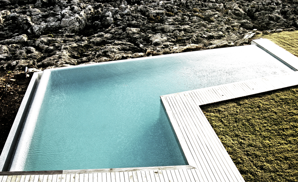 Piscina con revestimiento Ezarri